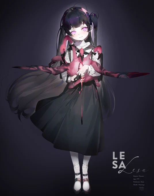 夢の世界に行くと姿が変わっちゃう女の子たち #NamelessWonderland レサ 