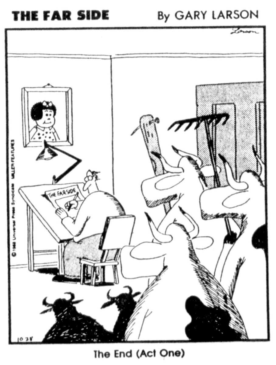 FROM THE FAR SIDE FILES 
Gary Larson 1988