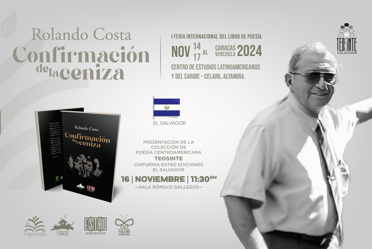 “Confirmación de la ceniza” de Rolando Costa (El Salvador), el poeta asume su labor y se entrega a ella: observar. Anotar los destellos de poesía que le ofrece el camino que está recorriendo. 
—David Juárez.