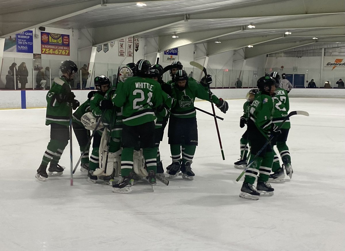 Green and blue in another close affair; Shamrocks secured the ‘dub in the last couple of minutes in the third…great game Growlers!
