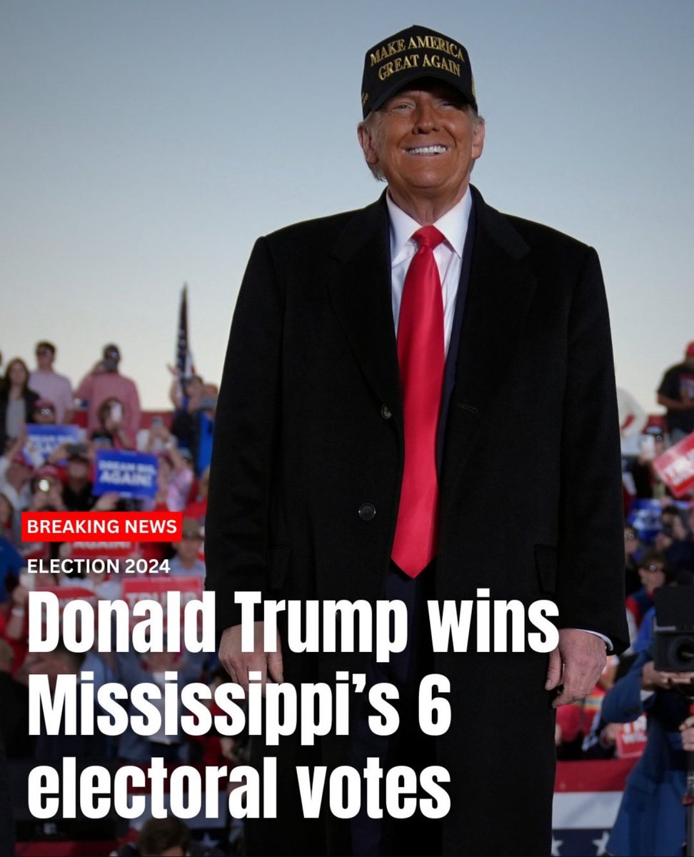 RachelWay10's tweet image. So proud of my home state!!! 
#trump #Trump #Trump2024Vance #mississippi