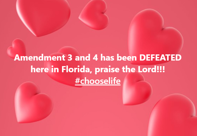 NowTheEndBegins's tweet photo. "I call heaven and earth to record this day against you, that I have set before you life and death, blessing and cursing: therefore choose life, that both thou and thy seed may live:" Deuteronomy 30:19 (KJB) #Amendment4 #Florida #Election2024 https://t.co/OWJf1uaURh