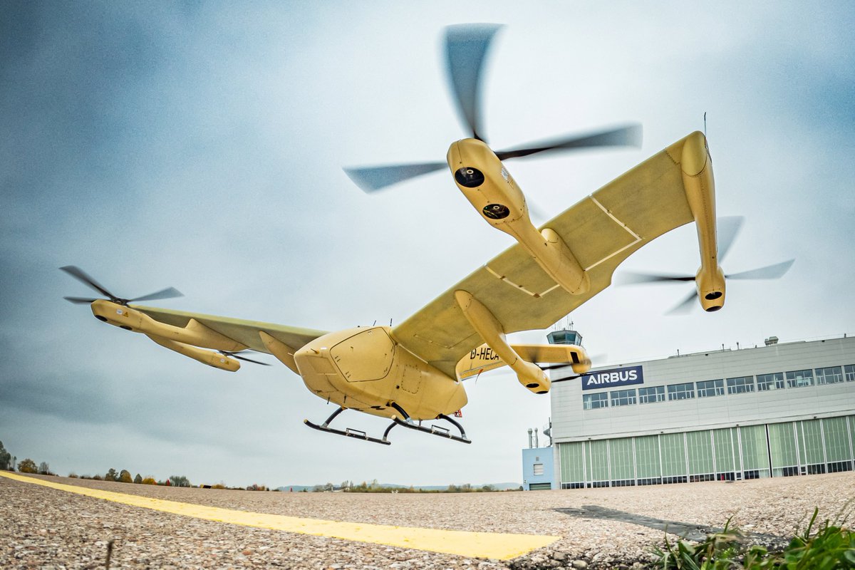 BrunoEven's tweet image. I'm happy to share that the #CityAirbus NextGen flight test campaign in Donauwörth, Germany has started with a first lift-off.
A big thank you to all our teams who have contributed to this important step in the marathon that is Advanced Air Mobility.