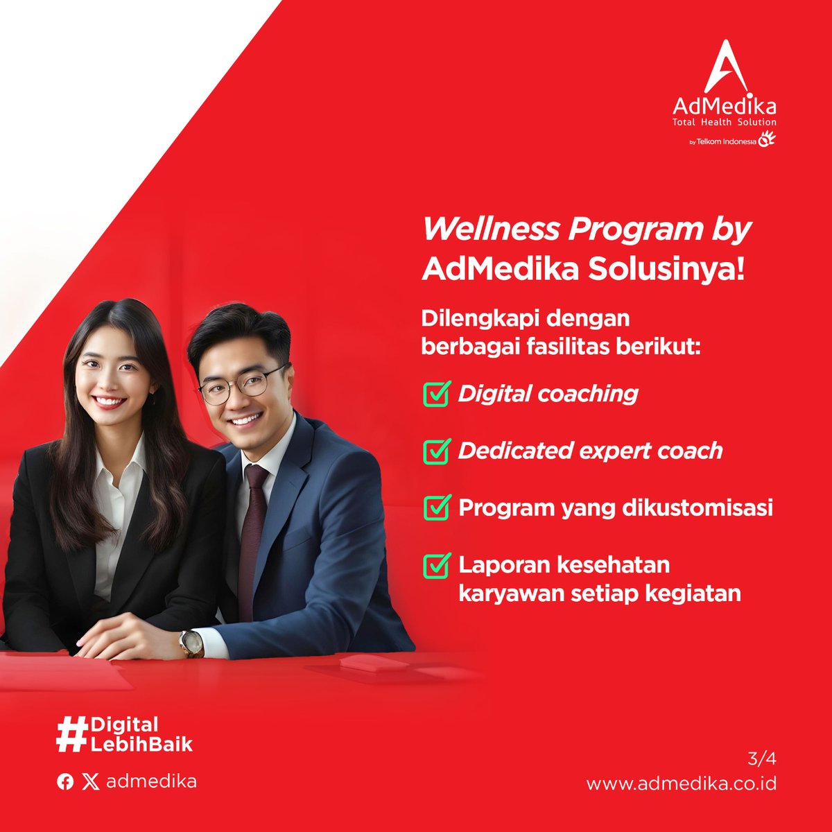 AdMedika's tweet image. #SobatAdMedika..  sudah tau belum kalau AdMedika memiliki layanan untuk mendukung meningkatkan kesejahteraan karyawan? Biar nggak penasaran, yuk simak informasi lengkapnya pada gambar ya sobat!

#wellnessprogram #AdMedika