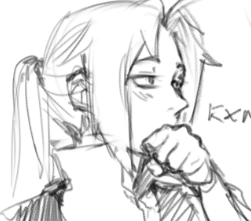 Alphonse ♀️
I thought the men were probably trying to get to know Al, but she was definitely turning them down, saying: "I'm sorry, but... I like men like my brother ☺️"
Imagine at this moment the reaction of the guy and the expression on Edward's face😂