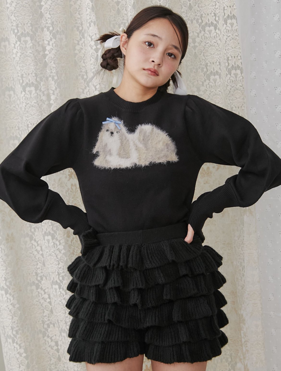 merry jenny　モヘヤライクティアードショートパンツ merry jenny 梅田店 on X: 
