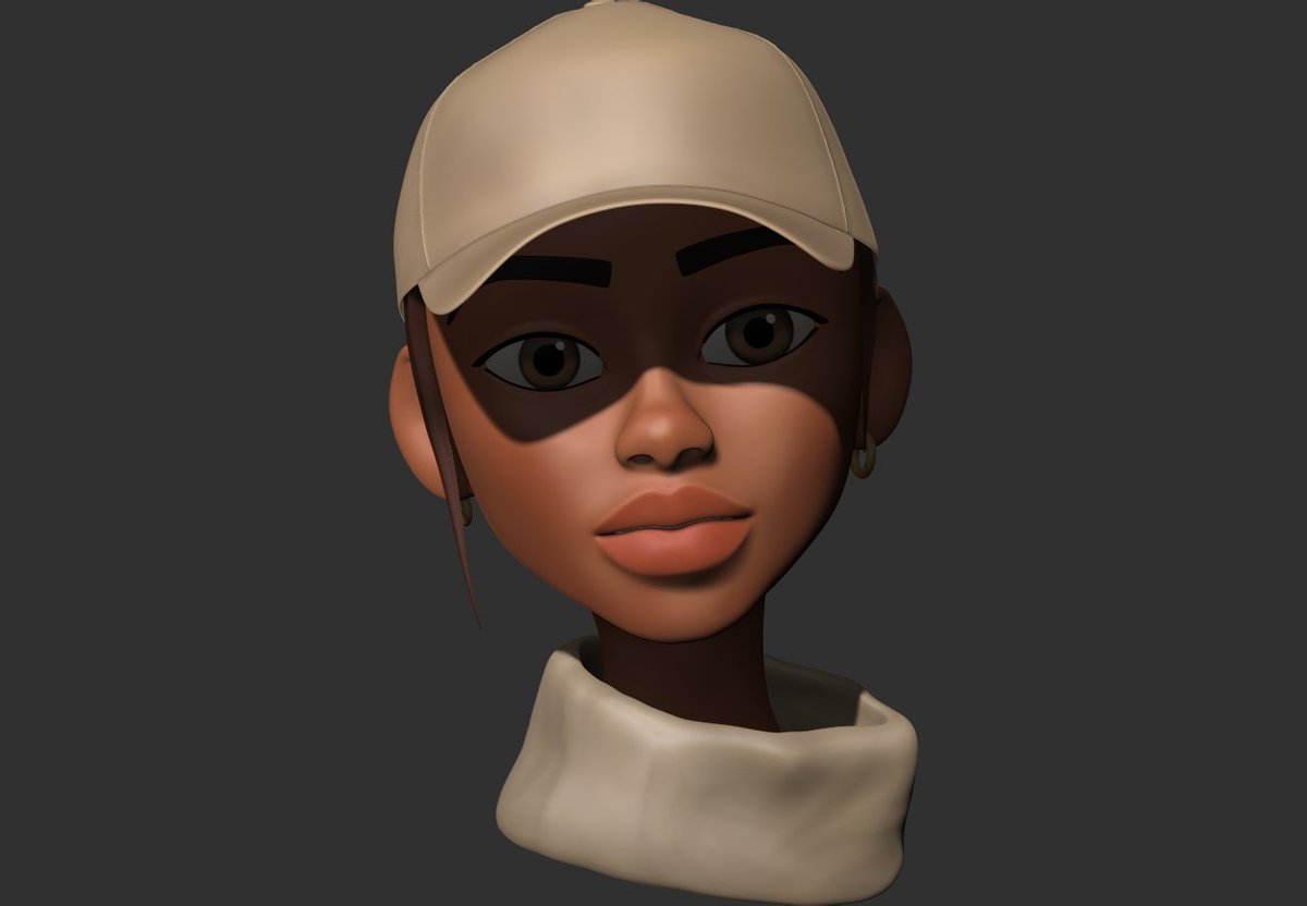 jon_odii's tweet photo. Sculpting Practice 01: Finished polypainting, then rendered in Zbrush. I tried to get as close as possible to the reference. I still haven't figured out how to do hair in Zbrush.
#Zbrushsculpt #sculptingpractice #zbrush #polypainting #bprrender #wip https://t.co/jH80XVqr9T