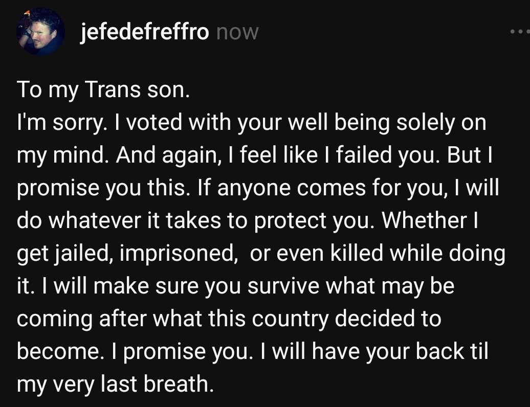 Elon won't allow me to type all these words because I refuse to pay for a blue checkmark. So, I copied a photo from Threads.