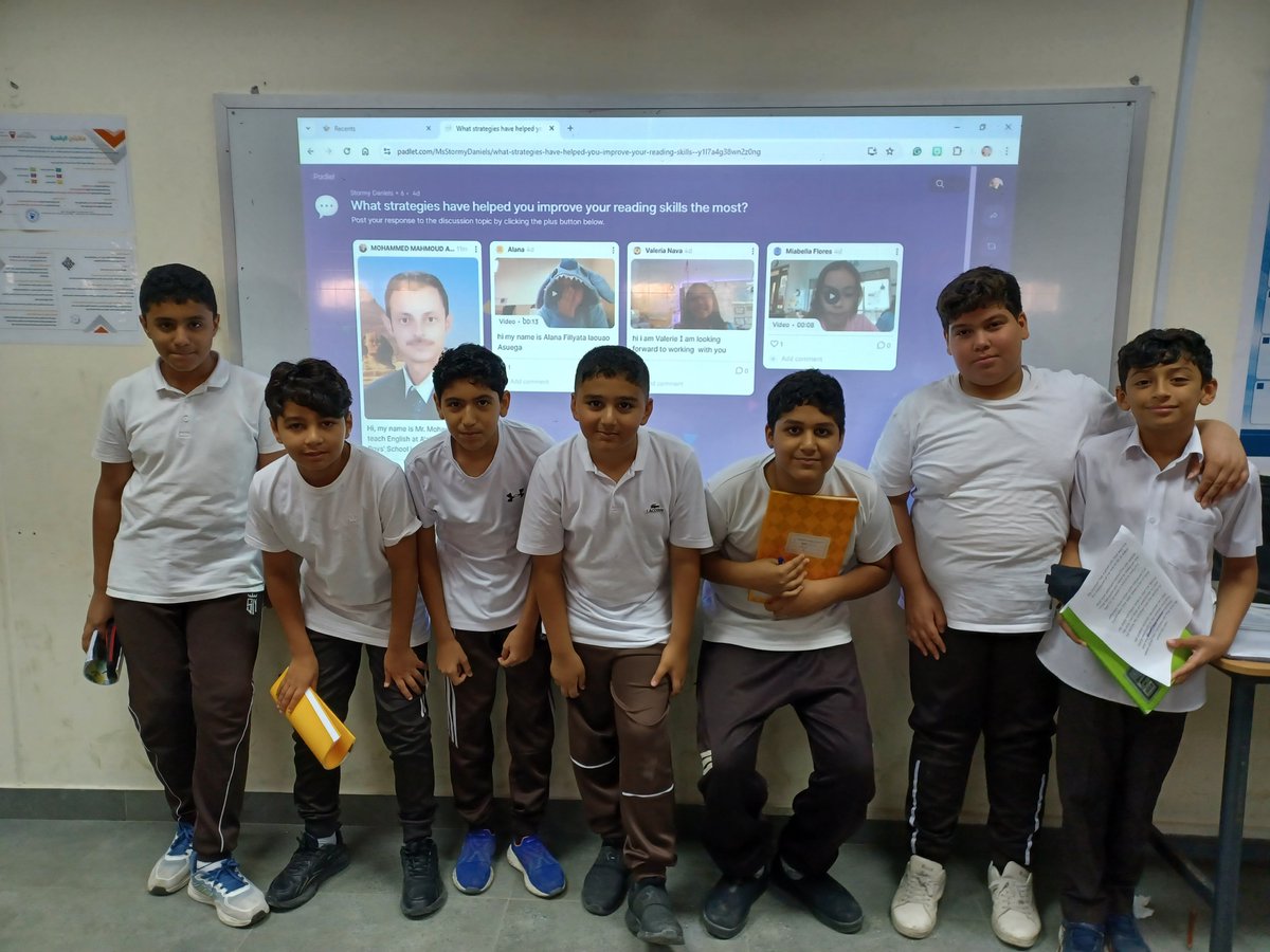 mabohassan781's tweet photo. Using @padlet for global collaboration!
Ms. Stormy, we can't wait to work, connect, & collaborate with you and your LOVELY kids!
Ms. @MsDanielsStormy #ReadingProgress https://t.co/HtnsW7pKmj