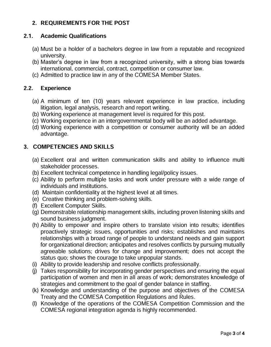 CCCC_COMESA's tweet photo. CCC has advertised for a vacancy for #Director Legal Services &amp; Compliance. For more details, click on the link; https://t.co/iBHlr6IP3k https://t.co/VpafABpeJT