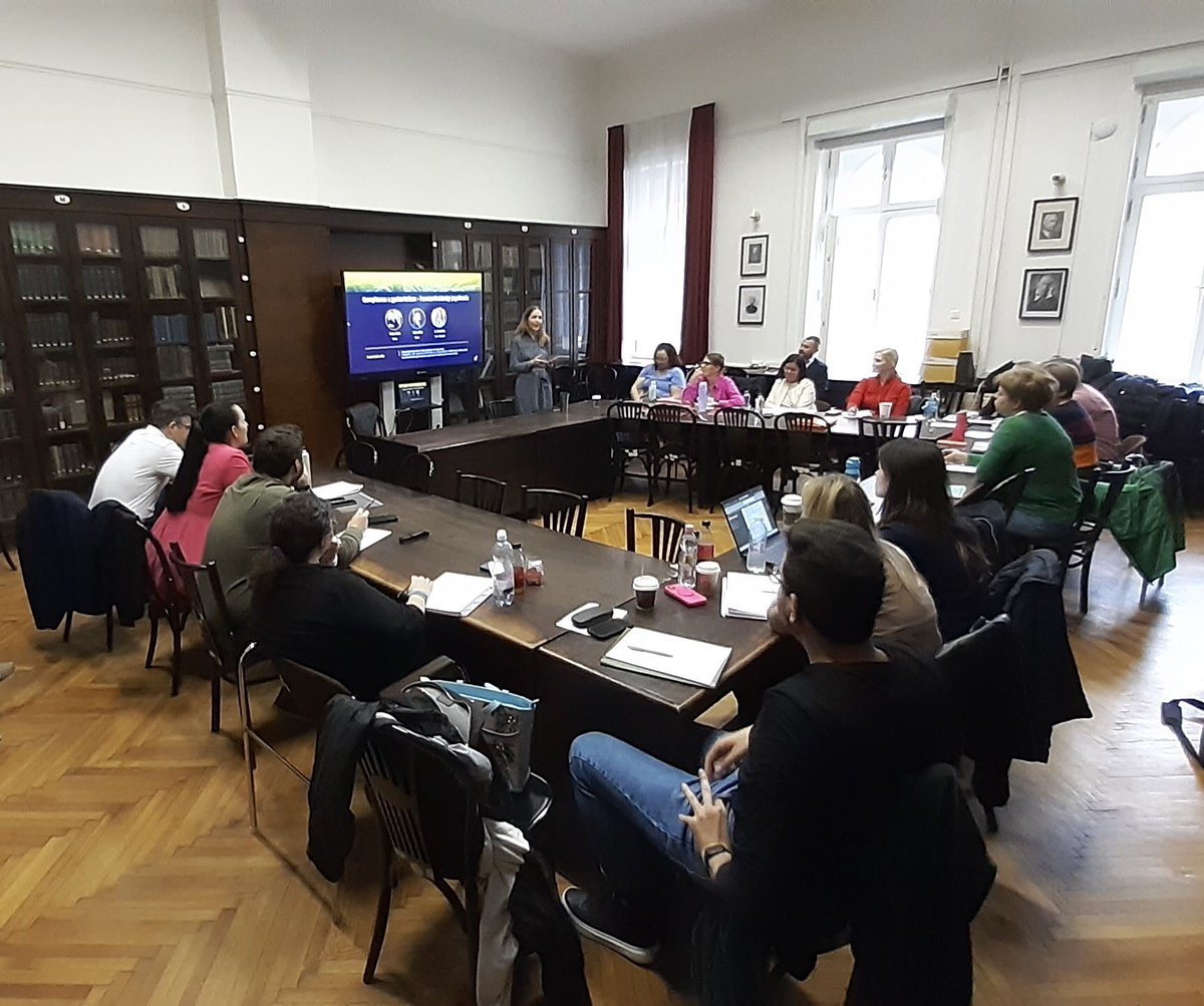 dora_antal's tweet photo. There are milestones in one’s professional life, holding a lecture at the prestigious ELTE law faculty is definitely one as a legal expert.👩‍🏫

#fenntarthatóság #esg #sustainability #eu #legislation #CSRD #ESRS #csddd #esgtörvény #ey #consulting #advisory #tanácsadás https://t.co/HMI63hIpM3