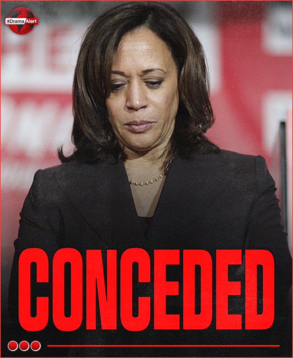 🔥🚨BREAKING NEWS: Kamala Harris has called Donald Trump to concede and congratulate him.