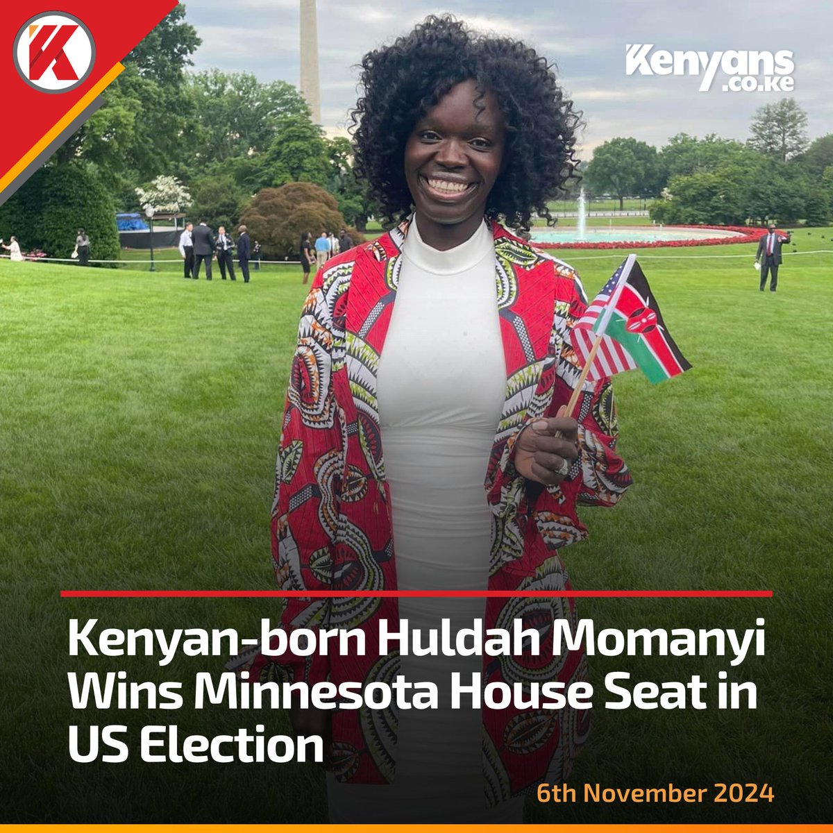 Kenyans's tweet photo. Kenyan-born Huldah Momanyi wins Minnesota House Seat in US election https://t.co/pZ0yyPoRtj