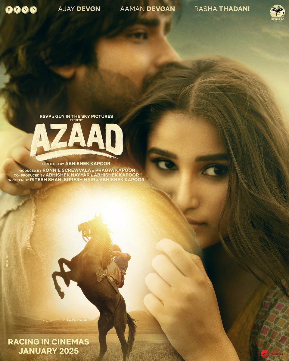 Diana Penty (@dianapenty) on Twitter photo Har yaadgaar kahaani ki shuruaat ek prem kahaani se bhi hoti hai...❤️
#AzaadTeaser Out now.
Witness the adventure on big screens this January 2025.
<a href="/ajaydevgn/">Ajay Devgn</a> <a href="/Abhishekapoor/">Abhishek Kapoor</a> <a href="/RonnieScrewvala/">Ronnie Screwvala</a> <a href="/pragyakapoor_/">Pragya Kapoor 🌿</a> #AamanDevgn <a href="/RashaThadani/">RT</a> <a href="/RSVPMovies/">RSVP</a> <a href="/gitspictures/">GITS Pictures</a> <a href="/itspiyushmishra/">Piyush Mishra</a> Har yaadgaar kahaani ki shuruaat ek prem kahaani se bhi hoti hai...❤️
#AzaadTeaser Out now.
Witness the adventure on big screens this January 2025.
<a href="/ajaydevgn/">Ajay Devgn</a> <a href="/Abhishekapoor/">Abhishek Kapoor</a> <a href="/RonnieScrewvala/">Ronnie Screwvala</a> <a href="/pragyakapoor_/">Pragya Kapoor 🌿</a> #AamanDevgn <a href="/RashaThadani/">RT</a> <a href="/RSVPMovies/">RSVP</a> <a href="/gitspictures/">GITS Pictures</a> <a href="/itspiyushmishra/">Piyush Mishra</a>
