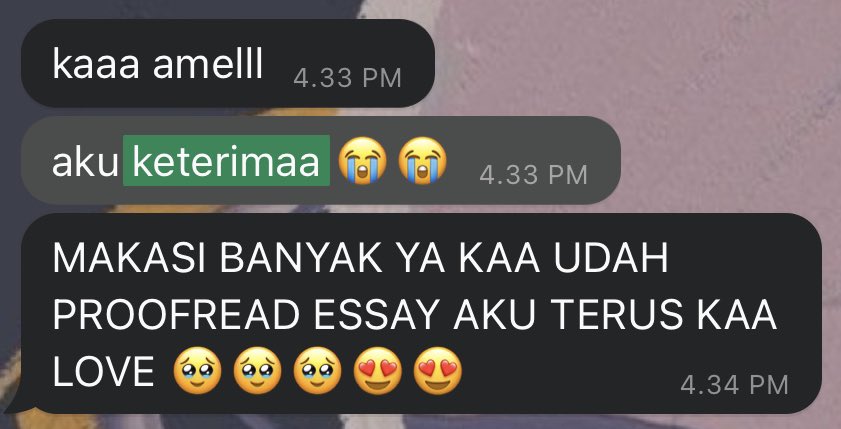 jaem_gurl's tweet image. lupa shareee! ini testimoni konsul essay 2024 di akuuu heheh congrats yaaa🥹🫰🏻 #PPKBUI #PPKB2024