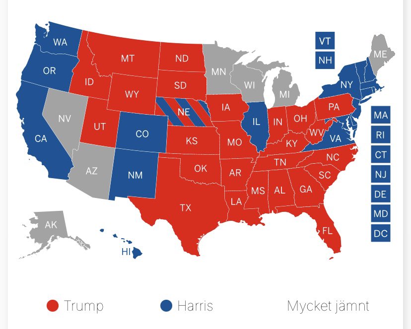 Ser ut som att amerikanerna vet vad de vill ha. Och det är inte vad svensk media velat få er att tro. Woke och abort var visst inga valvinnare. Förvånande, va?