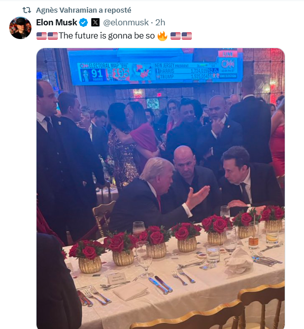 Jim (@lart_politique) on Twitter photo la directrice de <a href="/franceinfo/">franceinfo</a> qui reposte un tweet de Musk qui cĂ©lĂšbre la victoire de Trump. Ils ne se cachent mĂȘme plus d'ĂȘtre d'extrĂȘme droite la directrice de <a href="/franceinfo/">franceinfo</a> qui reposte un tweet de Musk qui cĂ©lĂšbre la victoire de Trump. Ils ne se cachent mĂȘme plus d'ĂȘtre d'extrĂȘme droite