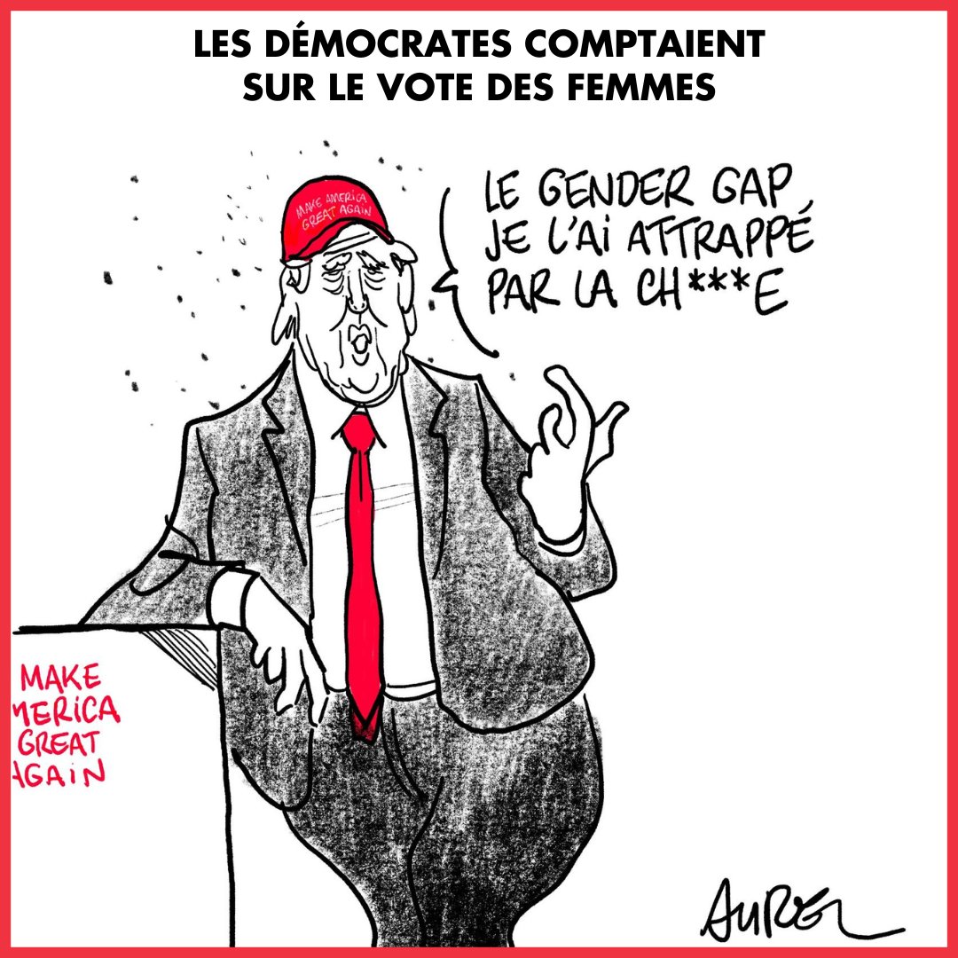 🇺🇸 Elections américaines : opération “In Duck we trust”
✏️Aurel (@coolstand) 
RDV sur lecanardenchaine.fr avec les dessinateurs du "Canard"
#induckwetrust