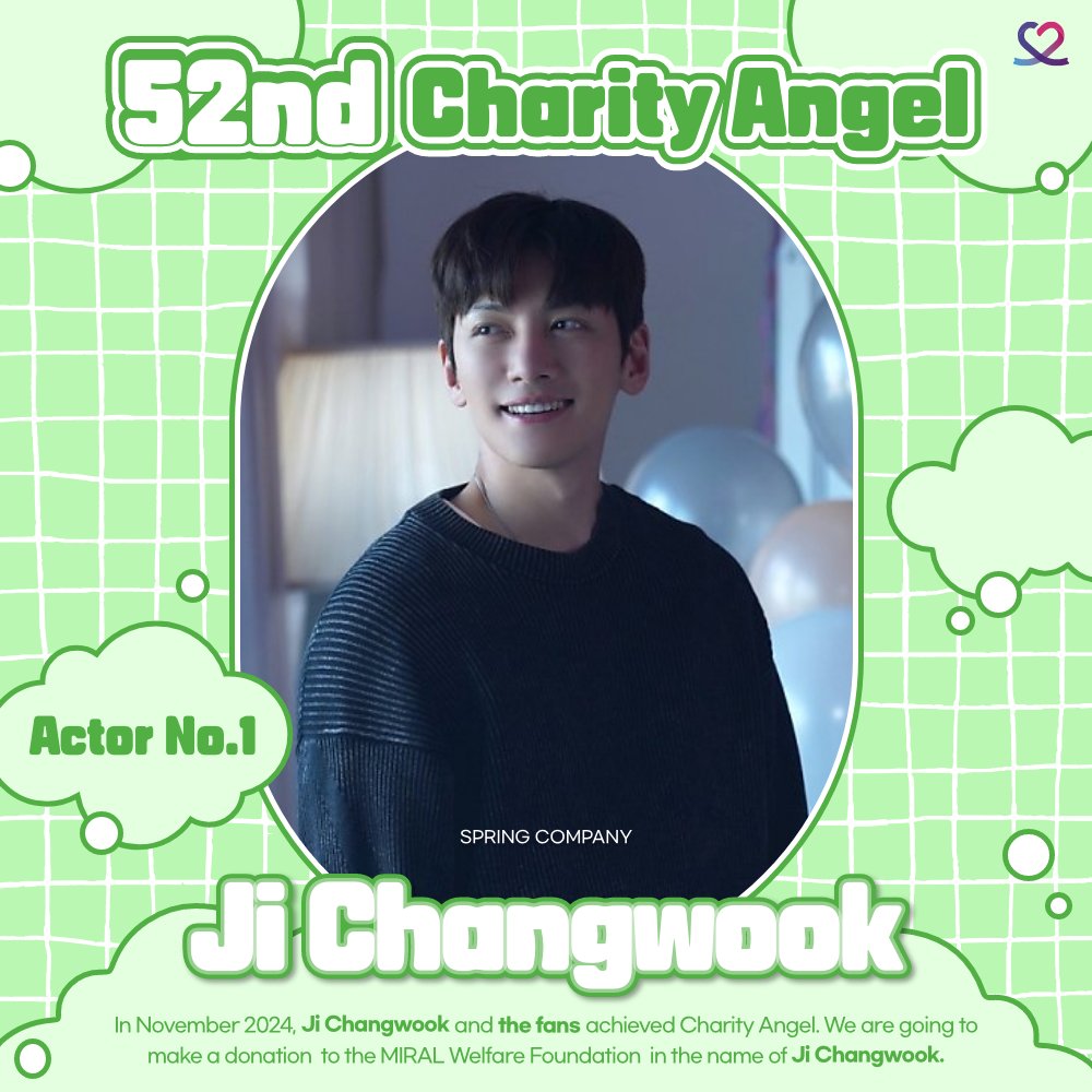 MyloveactorEn's tweet photo. #CHOEAEDOL_Celeb
52nd #CharityAngel😇

1st place for Actors
✨#JiChangwook✨

💜₩500k($440) each will be donated
in the name of Ji Changwook

📲Help your beloved celebs
to become our monthly Charity Angels
https://t.co/dHFryawaMn https://t.co/5XMwr0OuAs