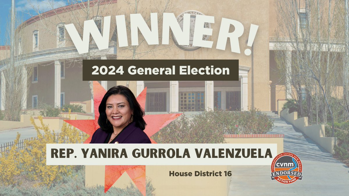 Woot woot!!! Rep. Yanira Gurrola Valenzuela wins reelection to #nmleg HD-16! ⁦<a href="/yanira4NM/">Yanira Gurrola Valenzuela</a>⁩