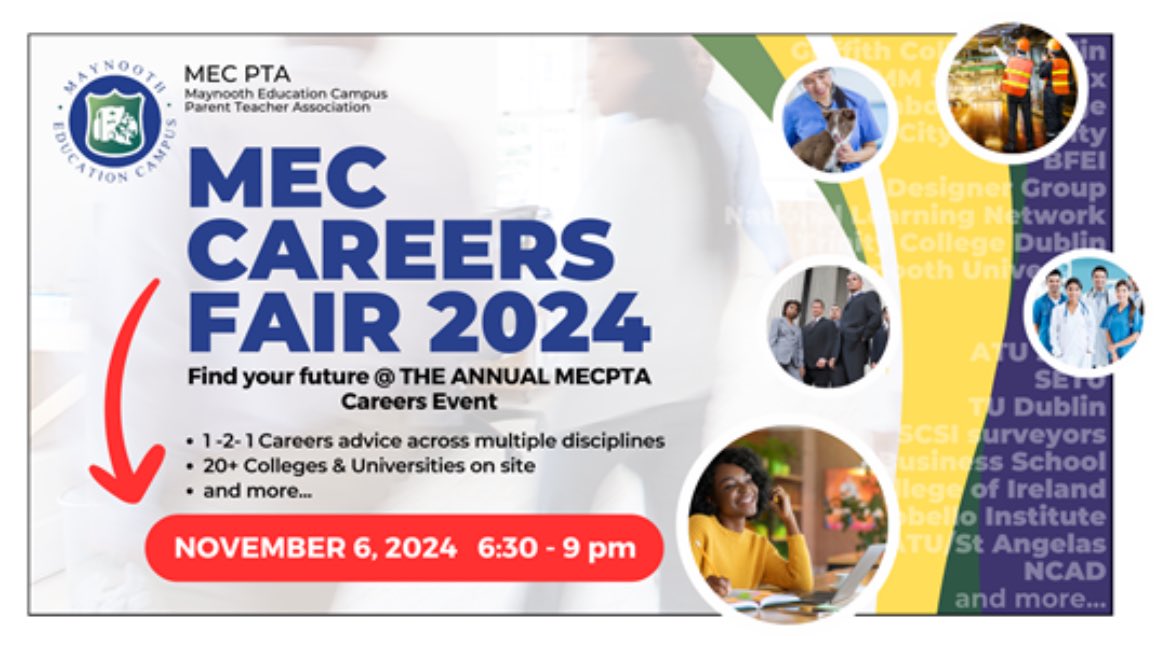 MIE Education Studies (@mieedstudies) on Twitter photo CAO applications are now open for September 2025 entry!
We’re looking forward to meeting prospective students at Maynooth Education Campus Careers Fair - 6 Nov, 6:30-9pm
Come speak to course leaders <a href="/CliodhnaMartin/">Cliodhna Martin</a> <a href="/AimieBrennan/">Aimie Brennan</a> about all programmes on offer <a href="/MarinoInstitute/">MIE</a> CAO applications are now open for September 2025 entry!
We’re looking forward to meeting prospective students at Maynooth Education Campus Careers Fair - 6 Nov, 6:30-9pm
Come speak to course leaders <a href="/CliodhnaMartin/">Cliodhna Martin</a> <a href="/AimieBrennan/">Aimie Brennan</a> about all programmes on offer <a href="/MarinoInstitute/">MIE</a>