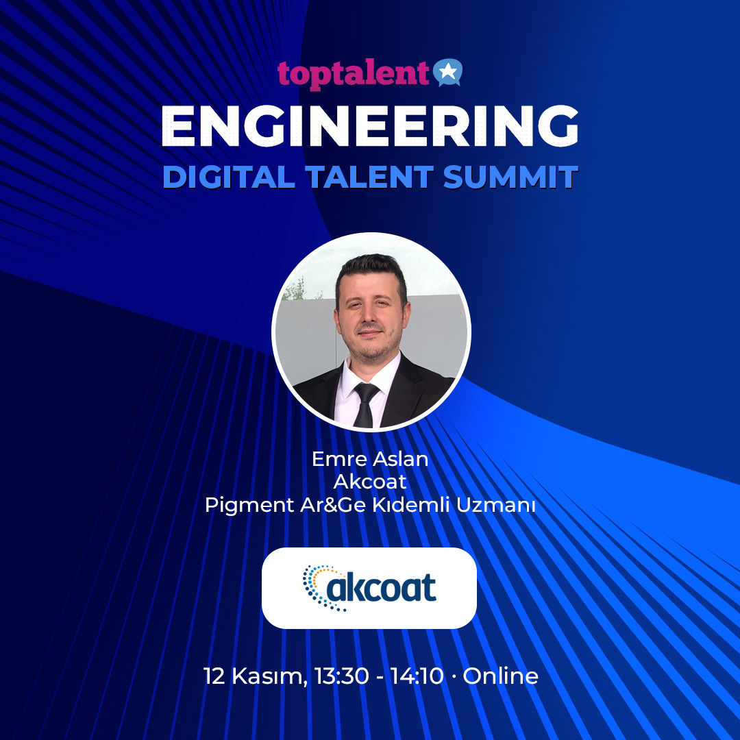 🎨 Toptalent Engineering Digital Talent Summit’te Akcoat’tan Emre Aslan ile buluşmaya hazır mısınız? 🌟

Pigment Ar&amp;Ge Kıdemli Uzmanı olarak inovasyon ve teknolojideki deneyimlerini paylaşacağı bu oturumu kaçırmayın! 💡

toptalent.co/toptalent-engi…