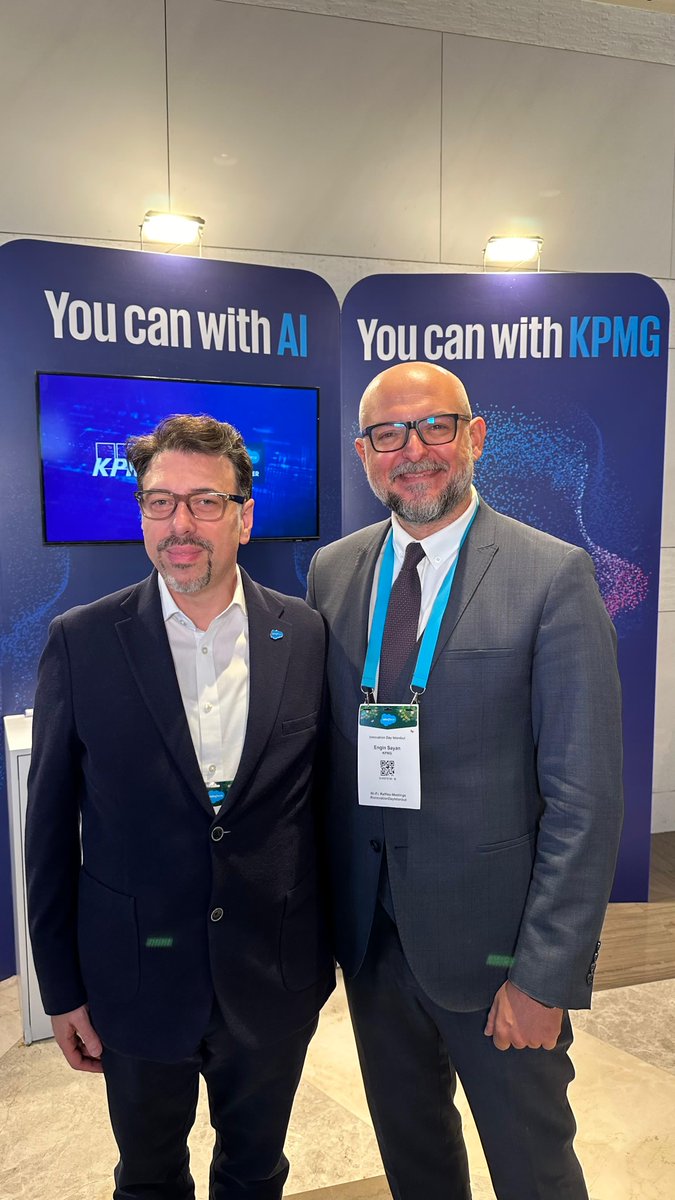 KPMG_Turkiye's tweet image. Teknolojinin gücüyle iş dünyasını ileriye taşıyacak çözümler sunmak için inovasyonu desteklemeye devam ediyoruz.

#KPMGTürkiye #SalesforceInnovationDay #inovasyon #teknoloji