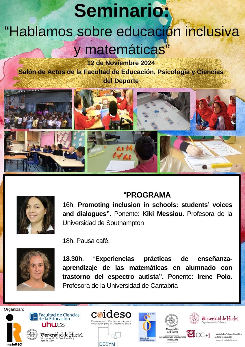 COIDESO (@coideso) on Twitter photo ¡El próximo martes tienes una cita con la #inclusión y las #matemáticas en el seminario que celebramos en
<a href="/educacionUHU/">FacultadEduPsiDepUHU</a>
junto al Grupo de Investigación Educativa DOCE y
<a href="/grupodesym/">Grupo DESYM</a>
Inscríbete en eventos.uhu.es/124309/tickets… ¡El próximo martes tienes una cita con la #inclusión y las #matemáticas en el seminario que celebramos en
<a href="/educacionUHU/">FacultadEduPsiDepUHU</a>
junto al Grupo de Investigación Educativa DOCE y
<a href="/grupodesym/">Grupo DESYM</a>
Inscríbete en eventos.uhu.es/124309/tickets…