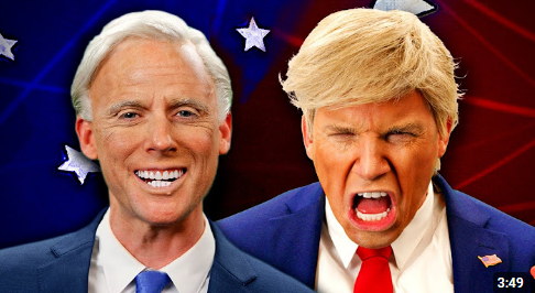 LadPsycho's tweet photo. Epic Rap Battle of History going 4/4 with their curse of putting the loser of the election on the right side of the thumbnail https://t.co/SYayJ4WpL9