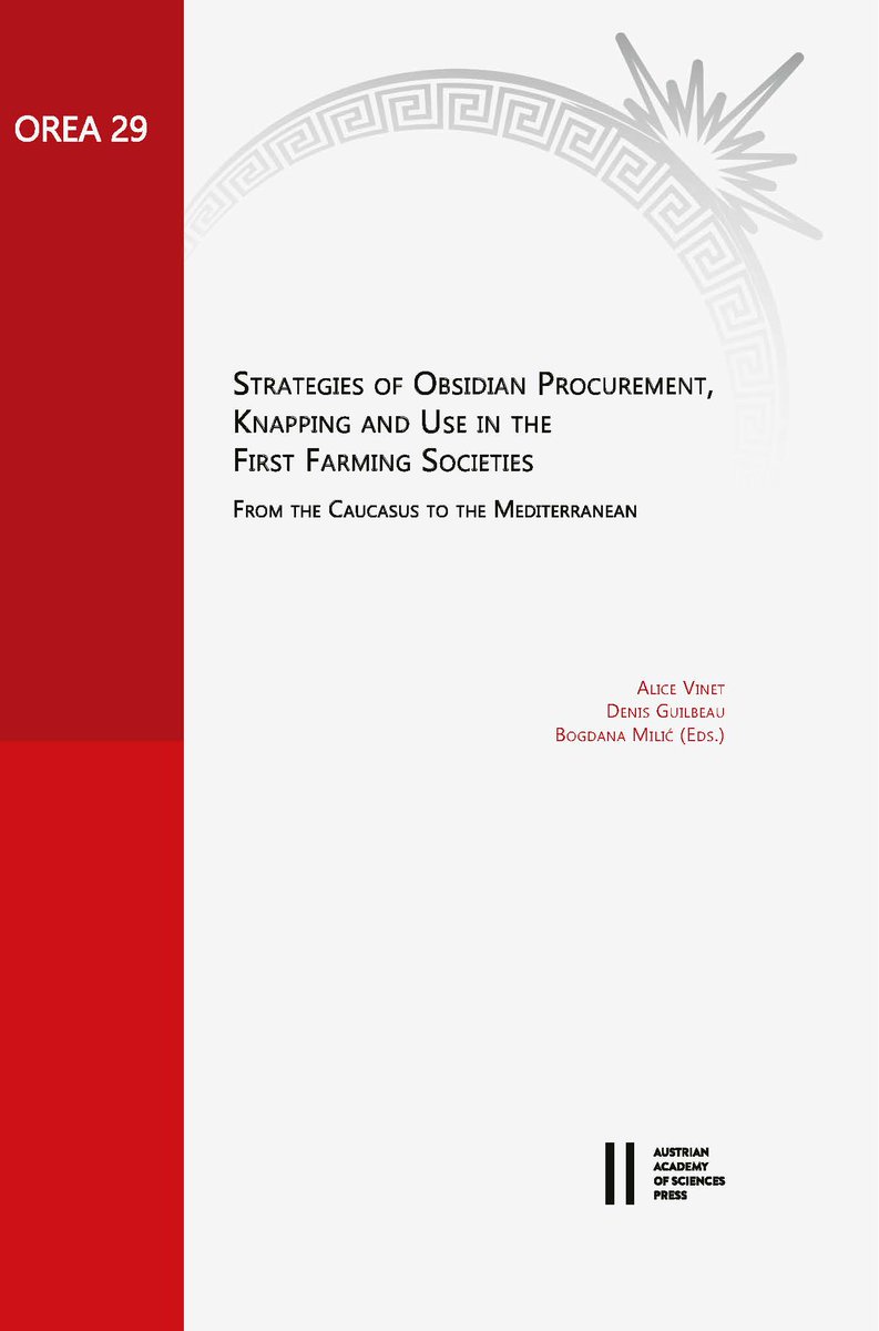 NeolithicMisce1's tweet image. New book!!📗📗
Vinet, A., Guilbeau, D. & Milić, B. (2024) Strategies of obsidian procurement, knapping and use in the first farming societies. From Caucasus to the Mediterranean. Verlag der Österreichischen Akademie der Wissenschaften.
austriaca.at/9324-1inhalt?f…