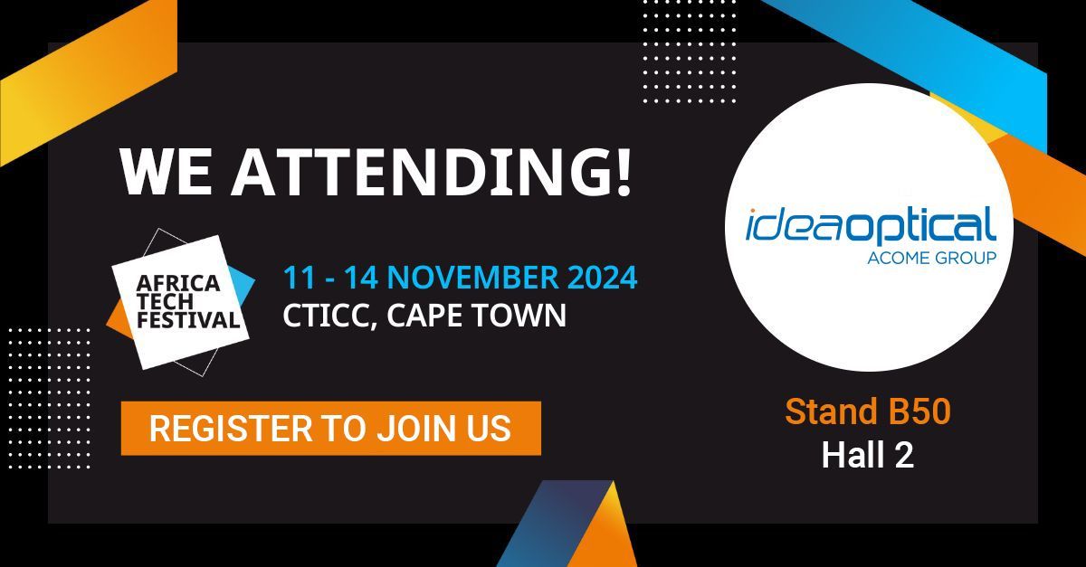 [👉JOIN US at <a href="/africatechfest/">Africa Tech Festival</a> ]

Come visit us at <a href="/businessfrance/">Business France</a> stand B50, Hall 2 and discover our optical connectivity solutions.
📅 12 to 14 Nov
📍 Cape Town, South Africa

Register now to visit us: buff.ly/47ZITWy

#AfricaCom #AfricaTechFestival #Africa #opticalfiber