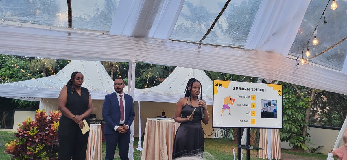 RwandaGBSGrowth's tweet photo. 🎉Congratulations to all the The Gym - software development trainee program graduates! After 6 months, they’re now skilled full-stack developers ready to make an impact. We can’t wait to see their contributions to the tech industry as well as the GBS sector.

#GBSRwanda https://t.co/yYCPZRTx2b