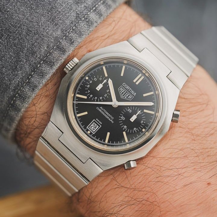 XcellentWatches's tweet image. Une Xcellente journée à tous 🫡 

#Heuer Cortina de 1977
Réf. 110.233NC