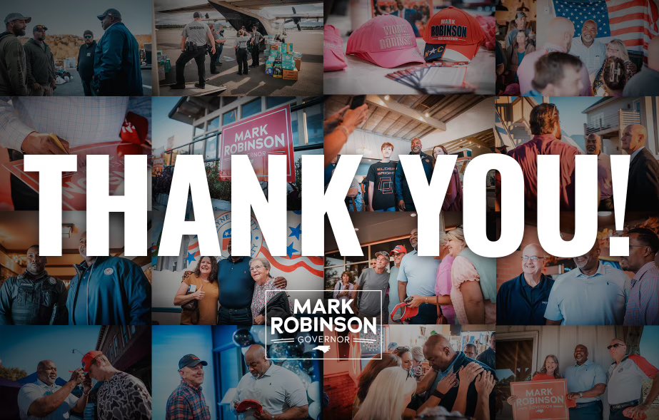 markrobinsonNC's tweet image. While tonight’s result was not the outcome we were hoping for, we can all hold our heads high knowing that we left it all out on the field.
I want to thank all of our grassroots volunteers and supporters who worked tirelessly for this campaign, and I offer my most sincere and…