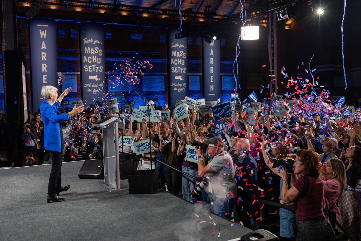 Elizabeth Warren tweet media