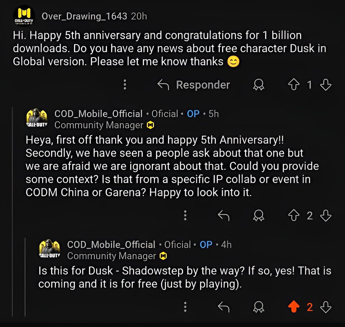 CONFIRMED: Dusk - Shadowstep will be FREE to earn in global Call of Duty: Mobile just by playing the game.