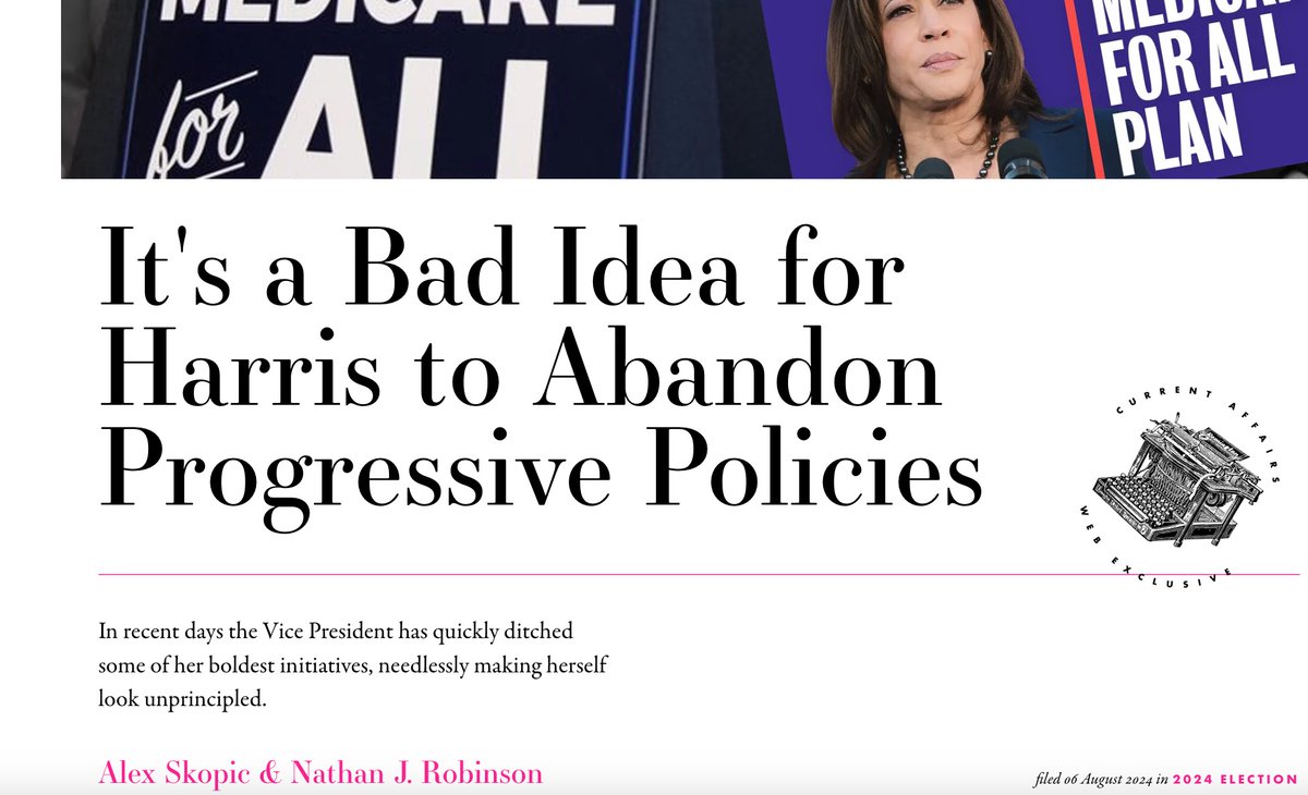 NathanJRobinson's tweet photo. As in 2016, while Democrats were deluding themselves, Current Affairs was telling you the truth and issuing sensible warnings. If we are to have any hope of stopping the right, we will need independent media that is capable of telling facts from wishful thinking. https://t.co/cm963DyH52
