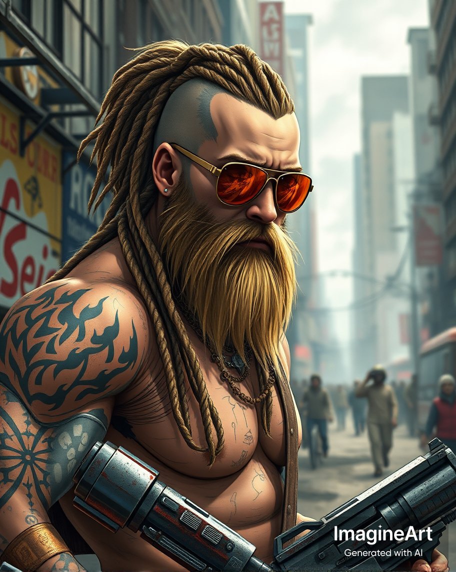 tracingflock's tweet photo. The Unstoppable Force
#warrior #MachineGunner 

Prompt in ALT Text https://t.co/5X0CLIEKad