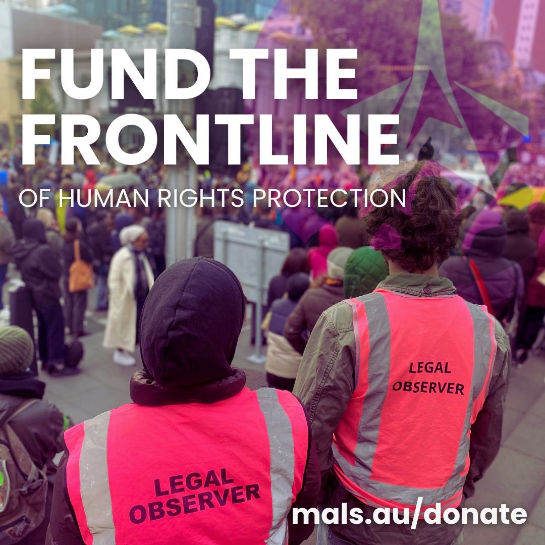 ActivistLegal's tweet photo. This month we are asking you to #FundtheFrontline of high impact human rights protection work. Donations will build our capacity to defend civil and political rights across Victoria. Donate at https://t.co/DmeT3xwwR1 https://t.co/IFCmAYgmYu