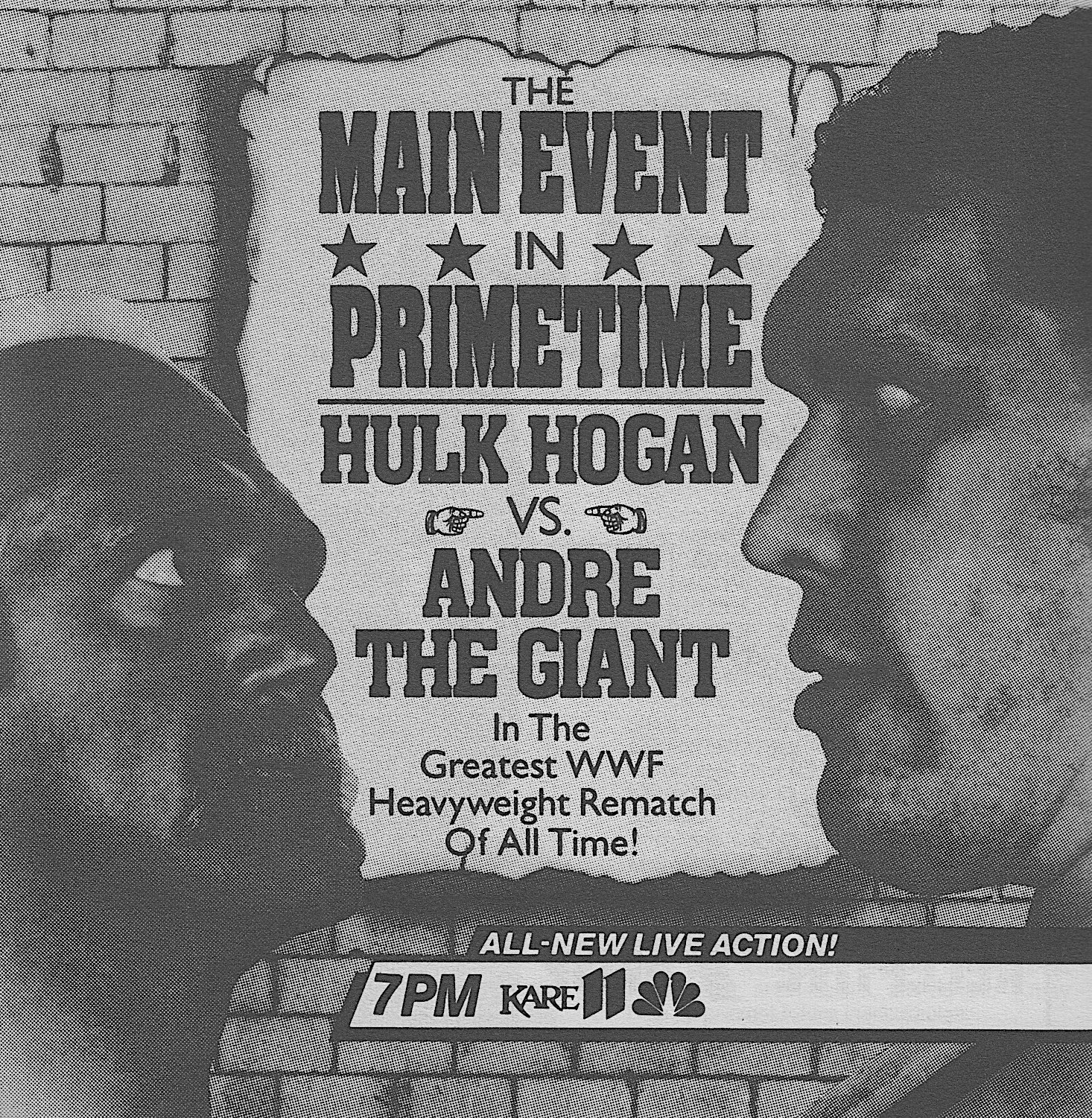 Steven Breech on X: "WWF Main Event February 5, 1988 Hulk Hogan vs Andre the Giant https://t.co/FrqjBljEVS 2/5 https://t.co/RImxWRdoAW" / X