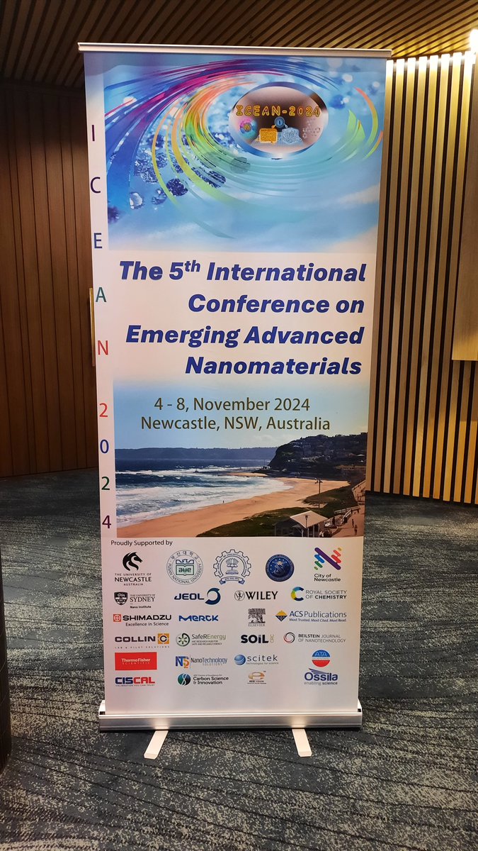 Excited to be in Newcastle for an invited talk at #ICEAN2024