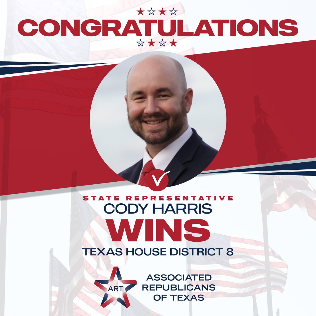 Congratulations! <a href="/CodyforTexas/">Cody Harris</a>