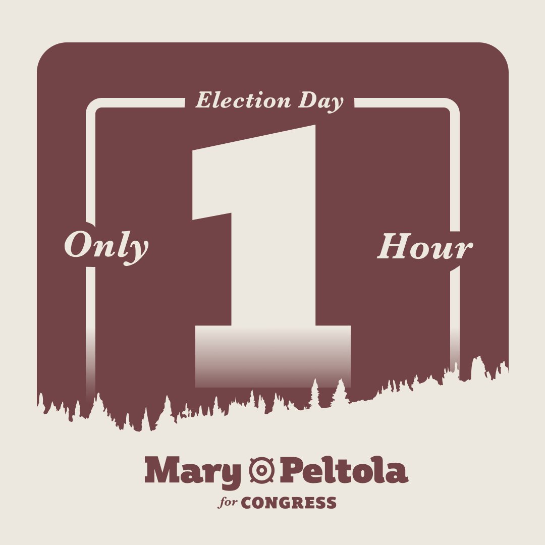 If you haven’t gone to the polls, there’s still time! Don’t let the future be determined without your voice - VOTE TODAY!