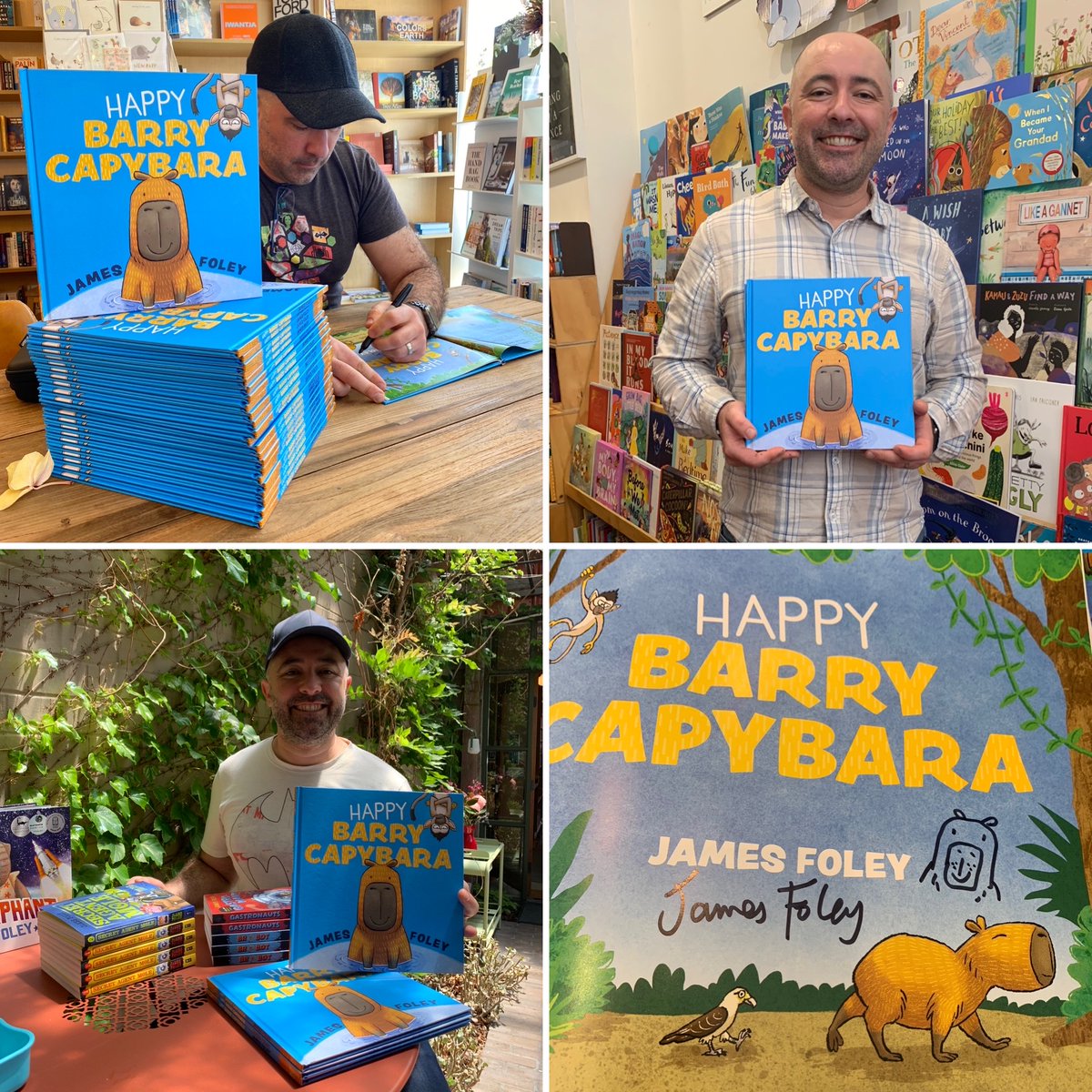 You can find signed copies of Happy Barry Capybara at these wonderful WA bookstores: Paper Bird, New Edition, Open Book and Beaufort Street Books 😁 

<a href="/PaperBird_Books/">Paperbird Books</a>
@NewEditionBookshop
@OpenBookAus
@BeaufortStreetBooks