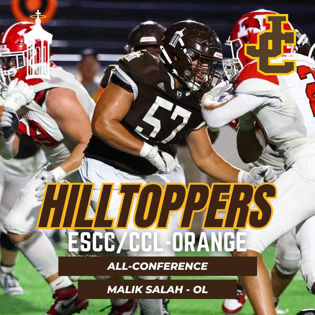 Congratulations to ESCC/CCL-Orange All-Conference Award Winner:

Senior - OL - Malik Salah
