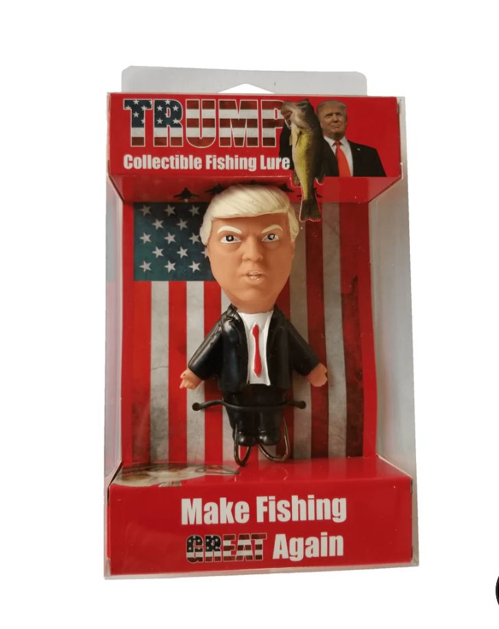 alistlures's tweet photo. @trumprealparody #makefishinggreatagain !!! Collectible Fishing Lure! Go Trump!! https://t.co/PKCUpCcqRH
