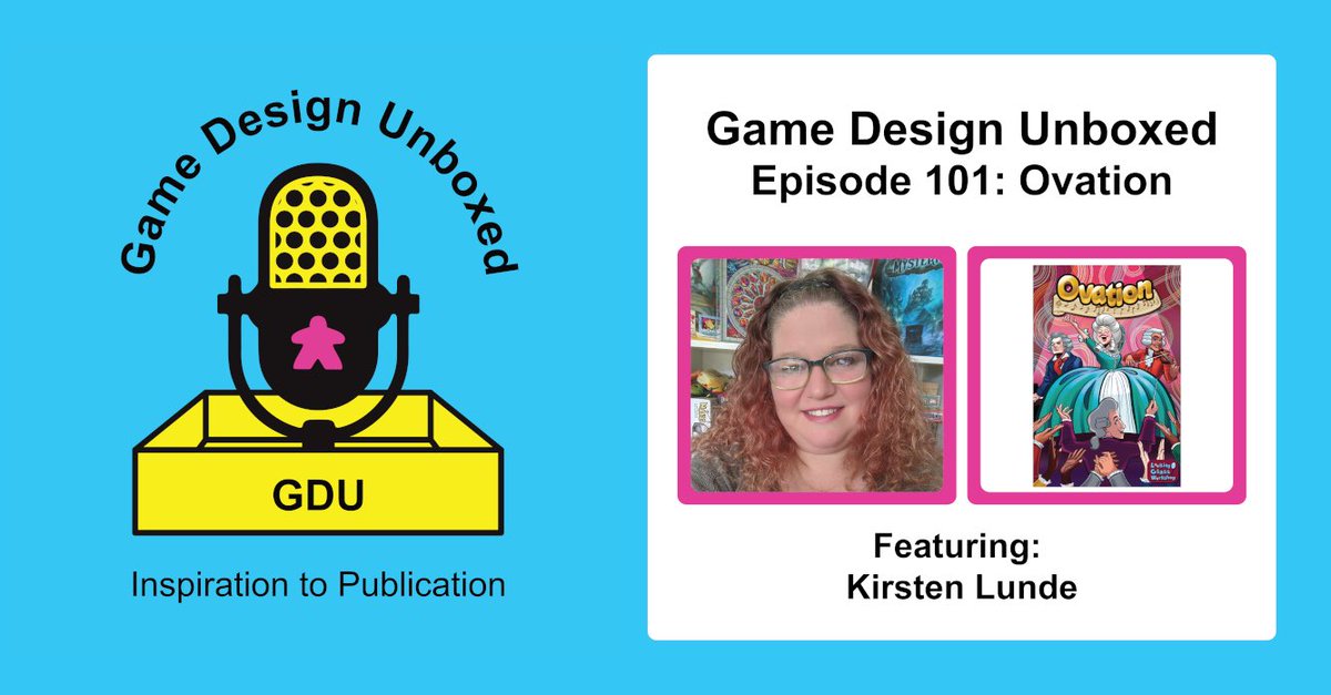 Danielle Reynolds ๐ณ๏ธโ๐ ๐ LevelUp & PAXU (@tokengaymer) on Twitter photo I had a blast talking with <a href="/lookingglassws/">Looking Glass Workshop-Kirsten</a> on Game Design Unboxed about their game Ovation! knowdirectionpodcast.com/2024/11/game-dโฆ I had a blast talking with <a href="/lookingglassws/">Looking Glass Workshop-Kirsten</a> on Game Design Unboxed about their game Ovation! knowdirectionpodcast.com/2024/11/game-dโฆ