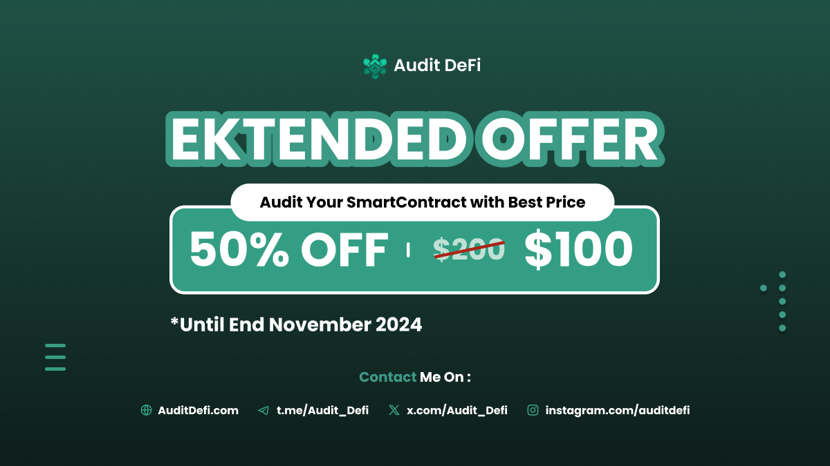 Audit DeFi - Crypto Audit & KYC tweet media