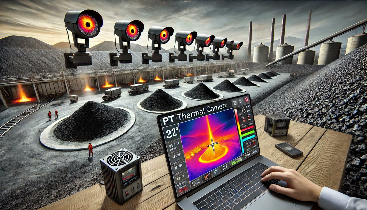 Swastik_Systems's tweet image. 🔥 Prevent fires before they ignite with PT thermal cameras! Early hotspot detection, 24/7 monitoring, real-time alerts, and more make coal yards safer, efficient, and resilient. #ThermalAutomation #HotspotDetection