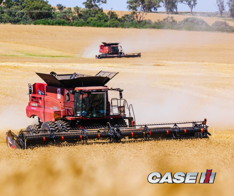 Get the latest advancements, without sacrifice with a Case IH Axial-Flow combine. Simply harvest more of what you grow.
In stock now.
Contact us:
Pinnaroo 08 8577 8129
Loxton 08 8584 5575